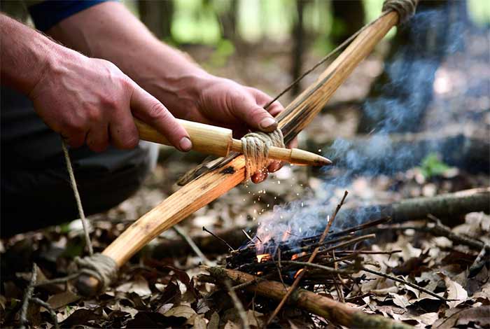 ترفند ۳: روشن کردن آتش بدون کبریت